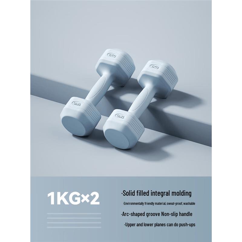 Coated Dumbbell Pair