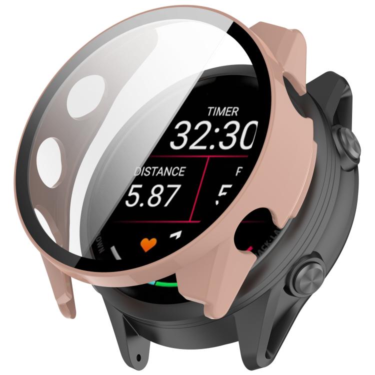 Tempered Glass Integrated PC Watch Protective Case for Garmin Forerunner 70 / 170 / 170 Music, All-in-One Watch Shell Cover