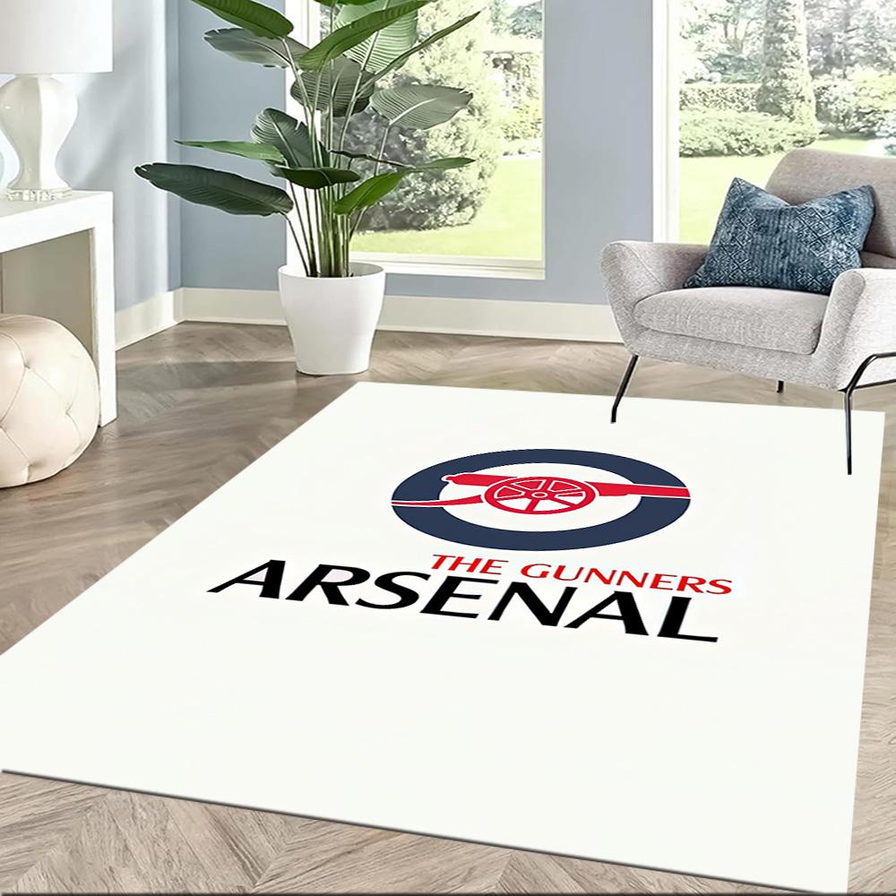 Arsenal Floor Rug Office Rug Suitable for Kitchen Entryway Playrooms Hallway Anti-slip Rug Anime Office Decor Perfect Gift for Friends & Family