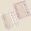 Double-Buckle Cover Photo Storage Book PVC Card Organizer Holder Loose Leaf Binder  for Idol Cards