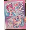 Butterfly Effect Sticker Book Whole Book with Huge Thick Cut Film and High Value Diy Decoration Handbook Material Collage  Cute