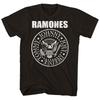 Ramones Печать Логотип Унисекс Футболка Музыка Классика Концерт Рок-группа Футболка Новая Черная