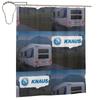 Шторка для душа в караване Knaus, полиэстер, водонепроницаемая, для ванной комнаты, с крючками