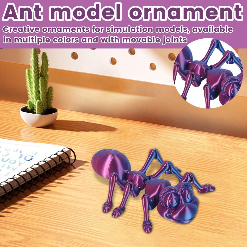 3D-печать муравей подвижный сустав модель животного игрушка ручной работы украшения креативные декоративные поделки