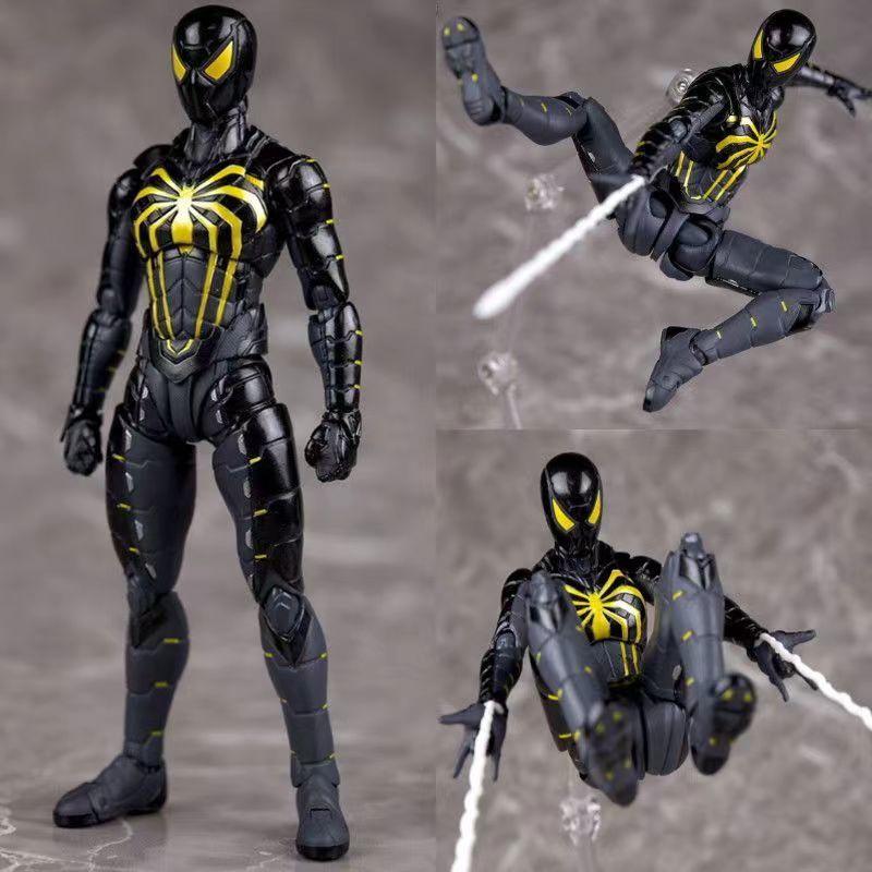 Marvel 15 см SHF Костюм Анти-Осьминог Человек-Паук Сочлененные Фигурки Модель Настольное Украшение Модные Игрушки Подарки Коллекционные