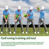 Golf Swing Training Aid Adjustable Buckle Tool for Posture Correction and Smooth Swing Practice Indoors Outdoors