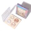 Four-color Pearlescent Baking Powder High-gloss Eye Shadow Powder Cake Repairing Blush All-in-one Makeup