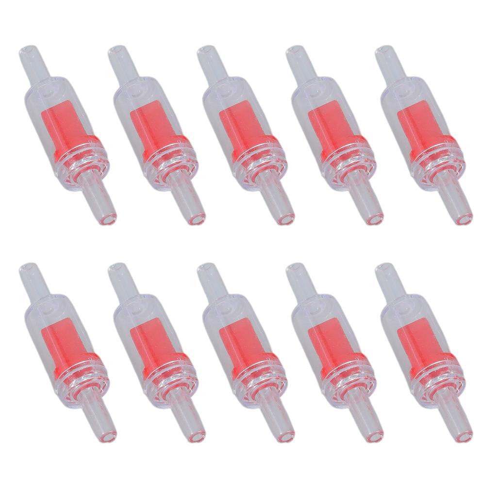 10 Pieces Aquarium Air Pump Check for Valve One Way Non-Return for Valve Plastic Stop for Valve Fish for Tank Air Pump A