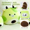NOVA Avocado Cow Plush Toy Animal Fluffy Cow Body Pillow Pillow Cushion Cute Stuffed Animal Chewy Hug Pillow Decoration Gift for Girls and Boys