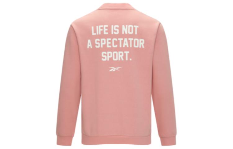 Reebok Толстовки Унисекс Розовые С круглым вырезом Умеренно Обычный 23RMF303UGF1