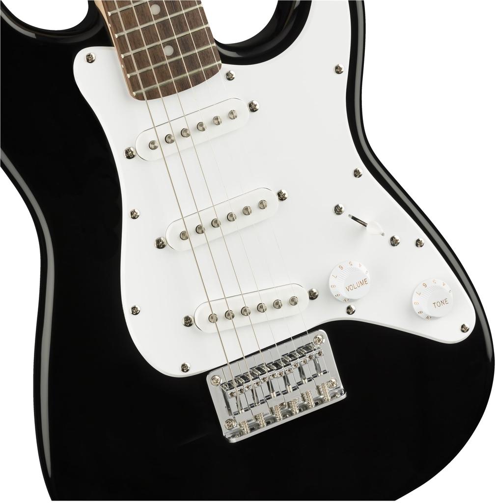 Fender Электрогитара Squier by Fender Mini Laurel Black Strat®, накладка на гриф,