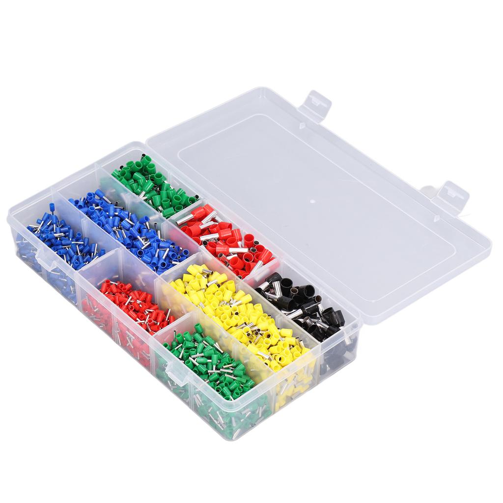 Набор из 2000 шт. Наконечники для проводов Комплект Медные ПВХ Изолированные Наконечники Обжимной Разъем Провода Терминал