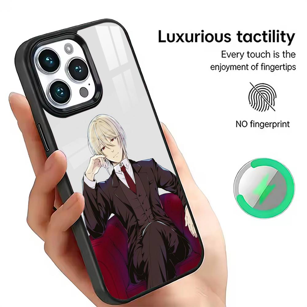 Yuukoku no Moriarty Чехол для телефона для iPhone17,16,15,14,13,12,11 Plus,Pro Магнитный с беспроводной зарядкой Magsafe