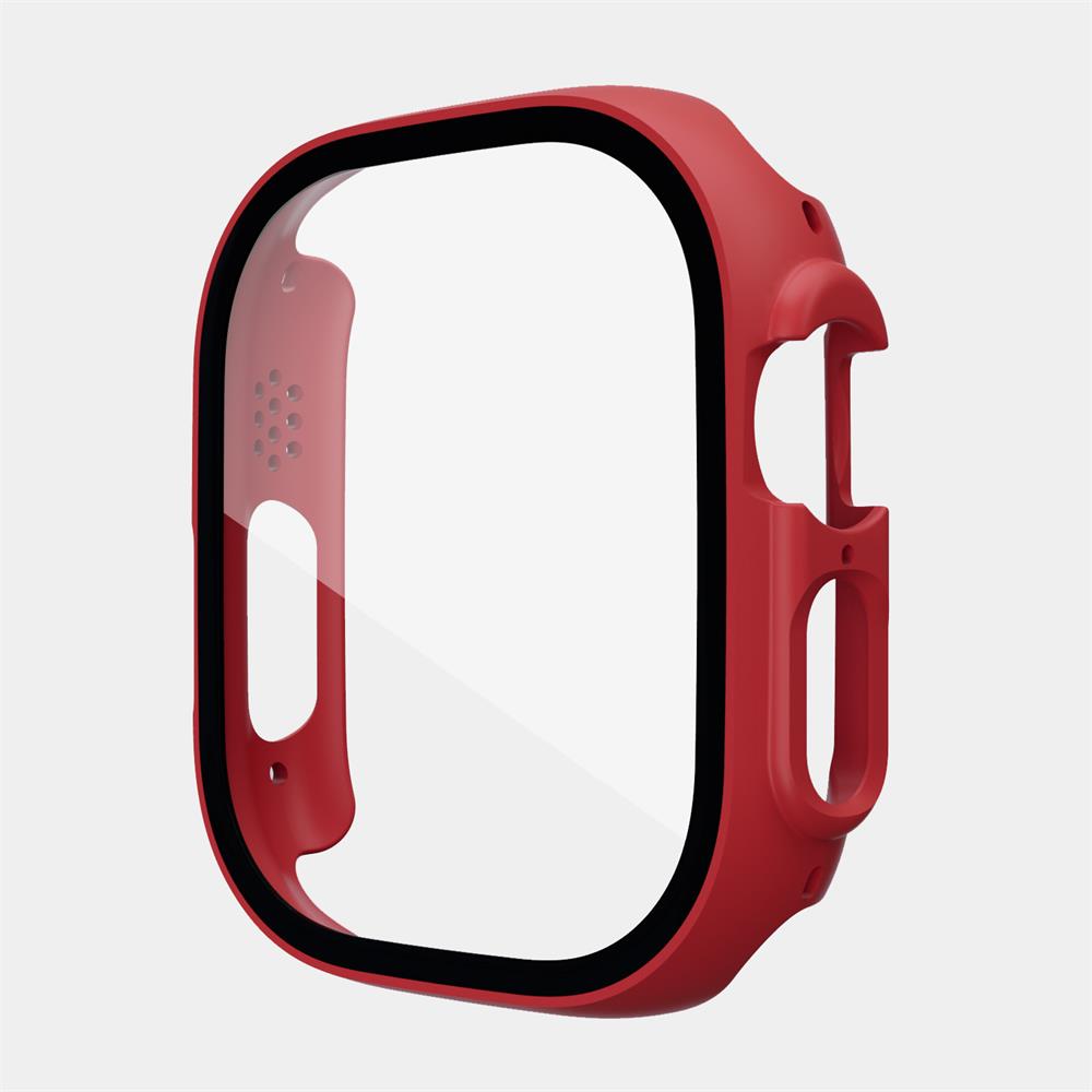 Glass+Case For Apple Watch Ultra 49mm smartwatch PC Bumper+Screen Protector Tempered Cover iwatch series Ultra 2 3 Accessories