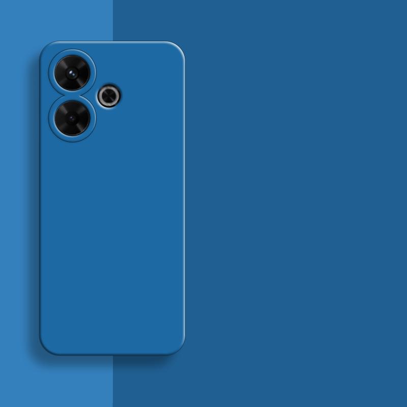 Для Xiaomi POCO M6 4G чехол для POCO M6 чехол 6,79 дюйма оригинальный жидкий силиконовый резиновый противоударный бампер чехол для POCO M6 4G