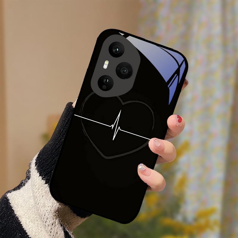 Закаленное Стекло Чехол Для Телефона Для Honor 400 Pro Honor400 Lite 5G Чехол Роскошный Расписной Жесткий ПК Fundas Ударопрочный Защитный Корпус