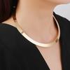 Hiphop Punk Snake Bone Chain Sexy Clavicle Necklace for Women Bold Stainless Steel Gold Color Minimalist Choker Party Jewelry