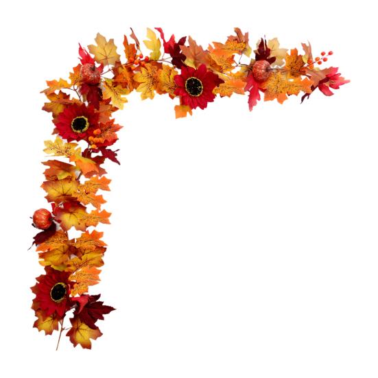 175 см искусственный кленовый лист цветочная гирлянда для дома, сада, дома, улицы, подвесной искусственный плющ, украшение на Хэллоуин, осенний праздник урожая