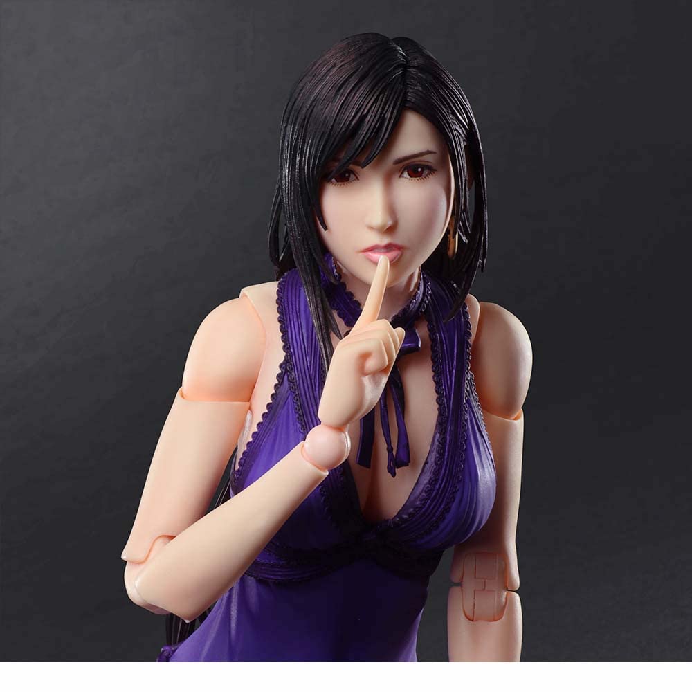 Square Enix Final Fantasy VII Тифа Локхарт Play Arts Kai Фигурка Remake (Платье Вер.)