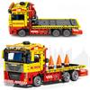 MOC City Creative 785 шт. бортовой грузовик Power Funtions строительные блоки грузовик модель автомобиля кирпичи для детей DIY образовательный день рождения