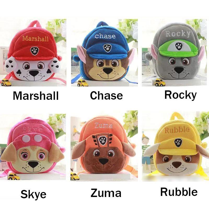 Kids Paw Patrol Soft Stuffed Schoolbag Shoulder Bag Cute Mini Backpack Gift