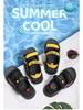 Summer 2025 Boys' Non-slip Sports Sandals: Soft Sole, Lightweight Beach Flip-flops for Kids