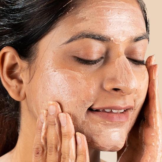 Nat Habit Masoor Dal Face Wash, Fresh Daily Tikta для мужчин и женщин, осветляющий кожу, с Masoor и Moth Dal - 100 г