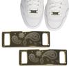 Paisley Metal Plate Shoe Piercing Accessories Shoelaces Shoe Accessories Piercing Charms Sneakers Deubra Plate Parts Metal Fittings Gold Silver Black