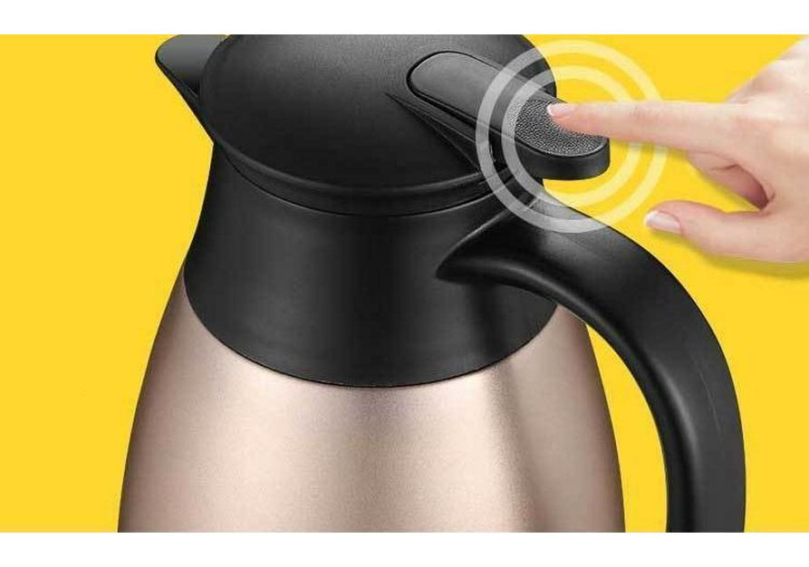 304 Stainless Steel 2L Thermos Flask Kettle - Large Capacity Hot Water Bottle