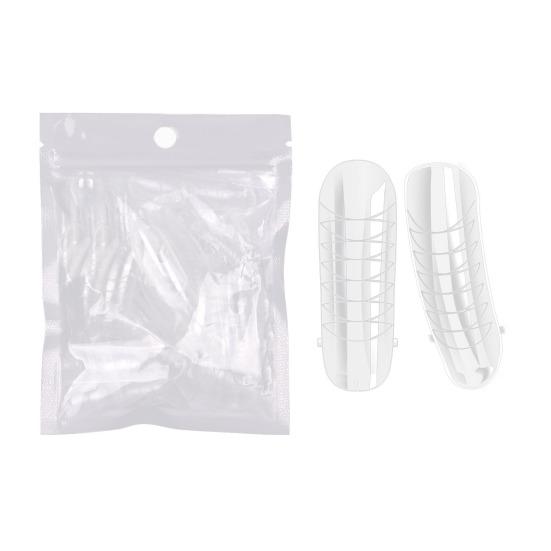 60 шт. накладные ногти быстрое наращивание съемные безвредные не вызывающие аллергии ультратонкие удлиненные ногти