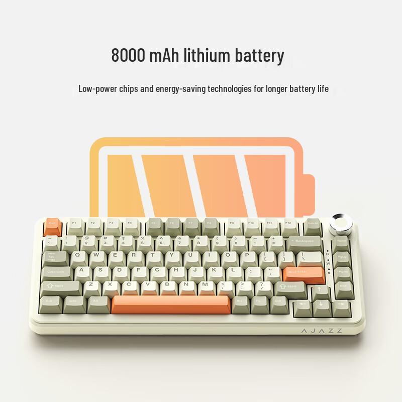 Трехрежимная беспроводная механическая клавиатура Ajazz AK820MAX Gasket с ИИ