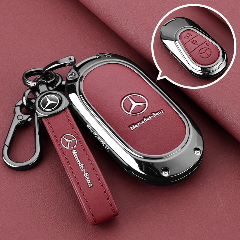 SFX1 Car Key Case Cover Key Bag Accessories For Mercedes Benz A B C S Class AMG GLA CLA GLC W176 W221 W204 W205 Shell Fob Keychain