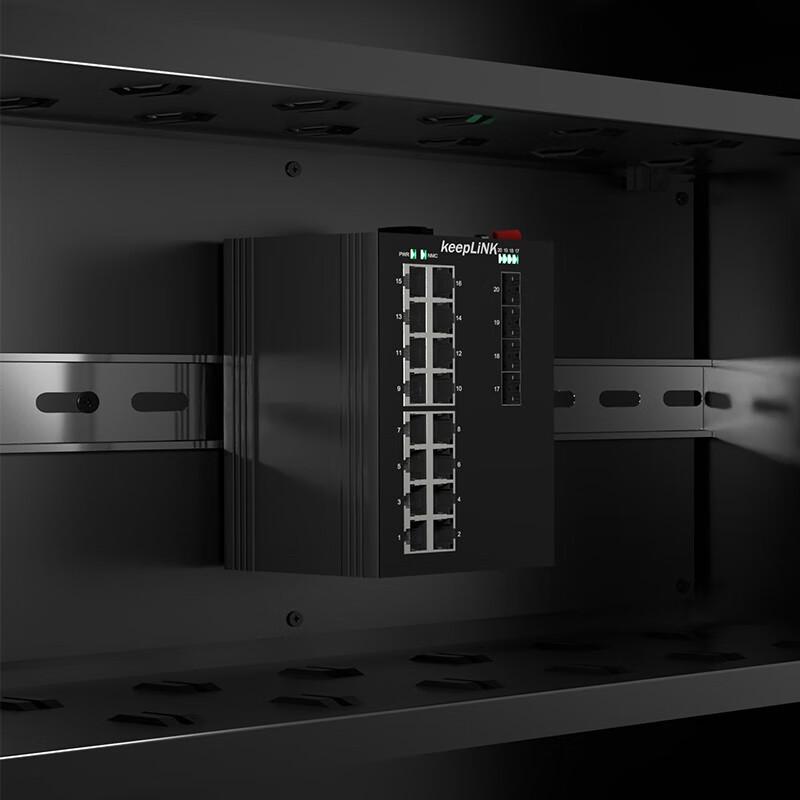Неуправляемый промышленный Ethernet-коммутатор серии keepLINK KP-9000-65