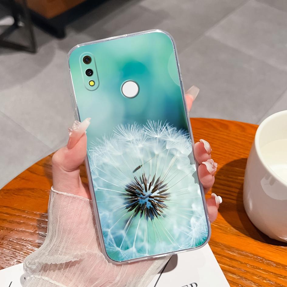 Чехол для Oppo Realme 5 5i X7 X X2 7 8 9 Pro 6 6i 3 V3 V5 Красивые узоры одуванчиков Мягкие силиконовые противоскользящие защитные прозрачные чехлы для чехлов Oppo