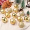 24Pcs Christmas Decoration 4/6/8CM Balls Hanging Christmas Tree Pendants Ornaments for Home Party Decor New Year Gift Accessory