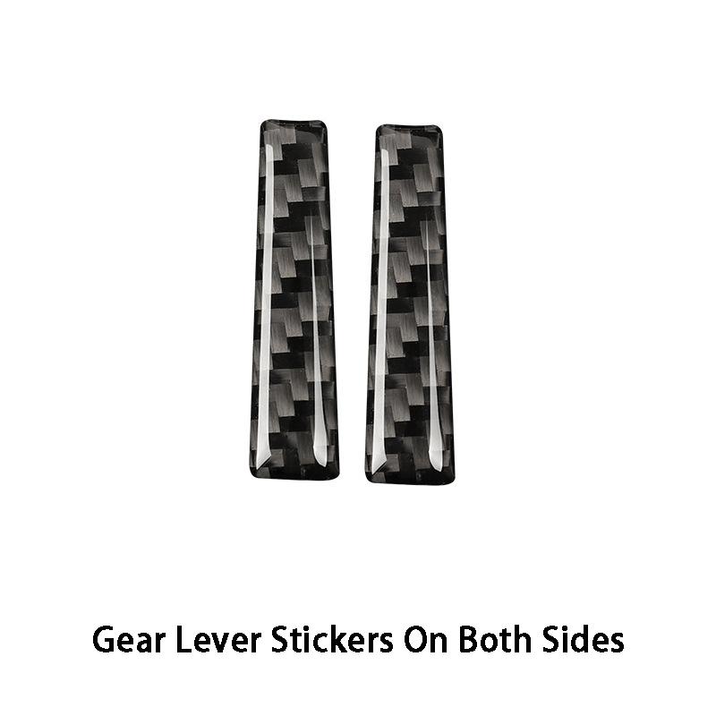 Наклейка на внутреннюю отделку из углеродного волокна, стиль украшения, автомобильные аксессуары для Ford Mustang 2015-модификация интерьера