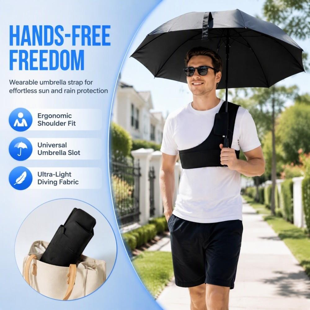 UV Resistant Umbrella Fixer Sun Protection Shoulder Strap Wear Resist Umbrella Holder Outdoor