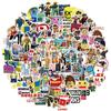 100 шт./компл. игра Roblox, аниме-фигурка, чашка для багажа, водонепроницаемые наклейки для ноутбука
