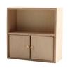 Unpainted Compact Durable Smooth Surface Artificial Mini Cabinet with Openable Drawer Model