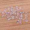 50 Pieces Body Piercing Jewelry Replacement Balls Clear Acrylic  1.2 X 3mm