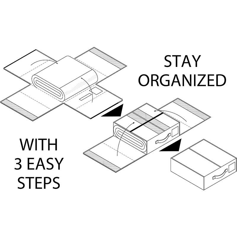 Трансграничная портативная складная сумка для хранения одежды и одеяла