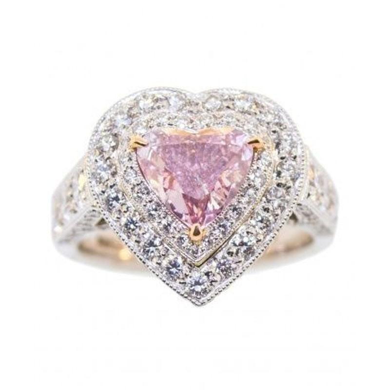 Accessories Women'S Small Flower Sapphire Diamond Ring