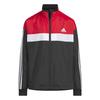 Ветровка Adidas Tiberio RDY с сеткой Размер Черный J160 Ветер. Подкладка свободного кроя, Детский JSY43, (IS5180)