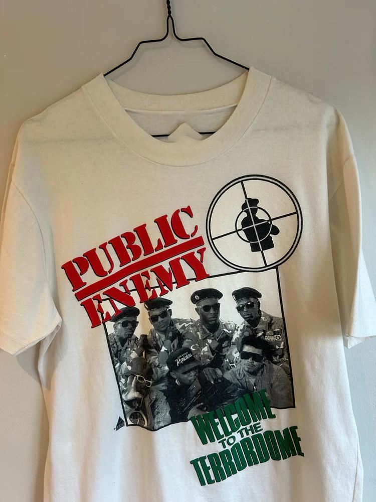 Футболка Public Enemy Welcome to the Terrordome S-5XL UR179 Унисекс