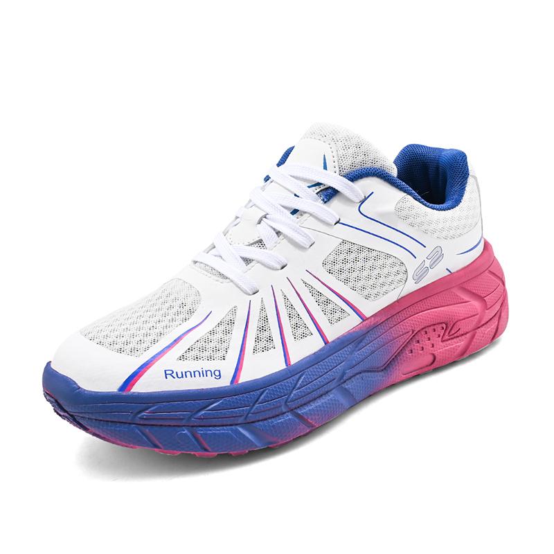 Марафонские кроссовки с толстой подошвой для бездорожья, амортизирующие, мужские и женские, дышащие, повседневные спортивные кроссовки