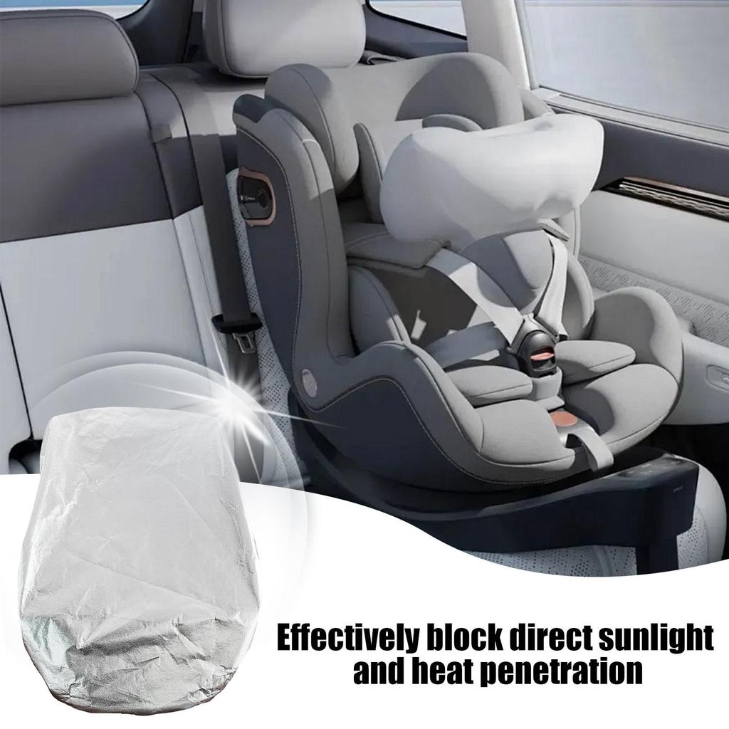 108*80cm Car Seat Baby Seat Sun Shade Protector Cover For Kids Aluminium Film Sunshade UV Protector Dust Insulation Cover