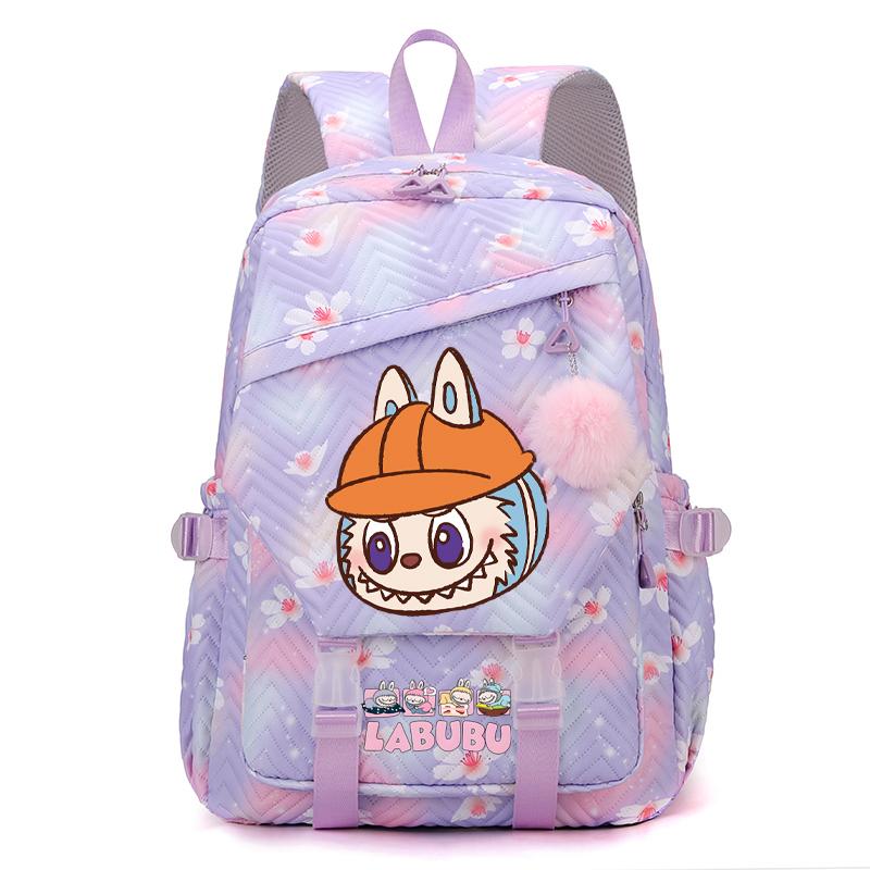 Cartoon Printed Backpack Student Kid Boy Girl Bookbag Teenger Large Capacity Waterproof Schoolbag Travel Bag Gift Mochila