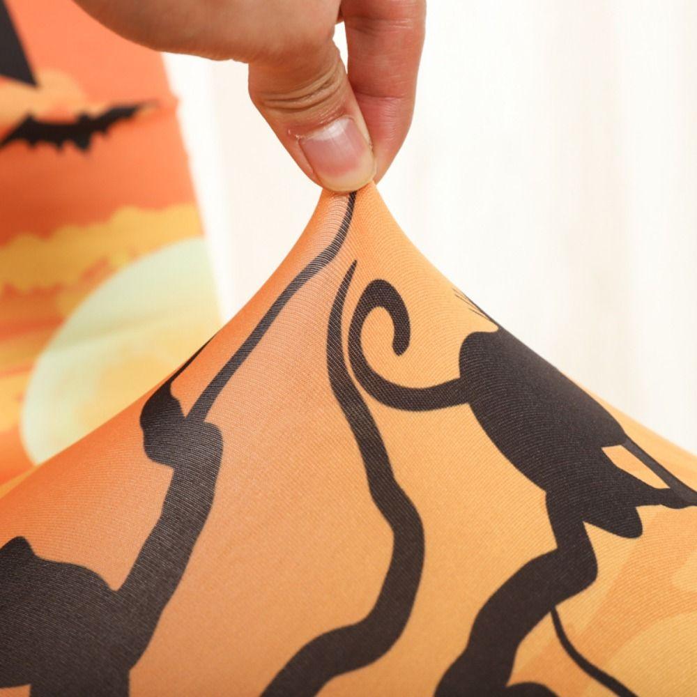 Soft Halloween Chair Cover Skull Pattern Festival Table Decor Home Decoration