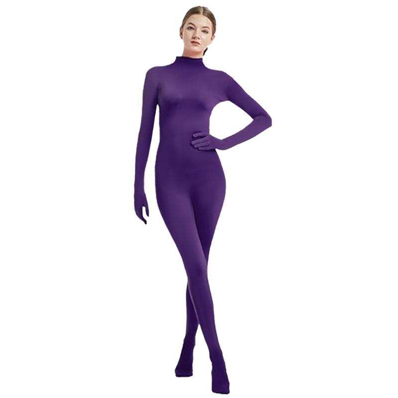 Хит продаж облегающий комбинезон Xzentai однотонная одежда одежда для танцев сценическое выступление индивидуальный заказ