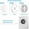 2025 30 Pieces Clothes Dryer Exhaust Filter, Universal Portable Dryer Lint Filter Replacement Compatible with Multiple Brands